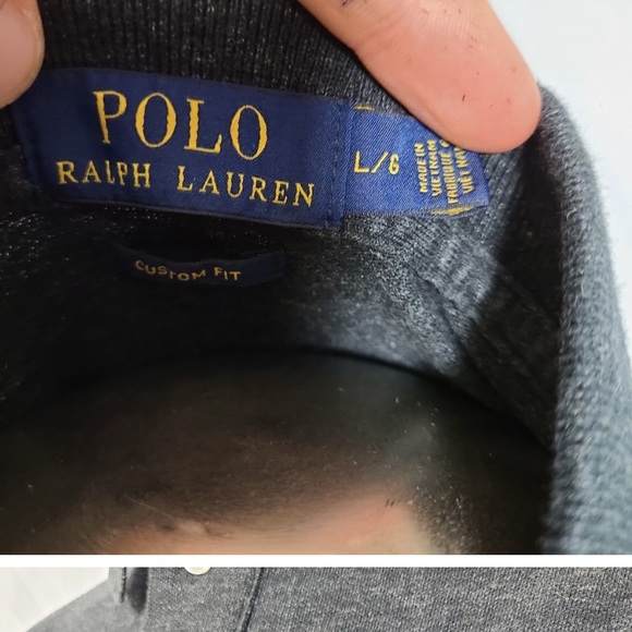 Ralph Lauren Classic Fit Mesh Polo Shirt Size L - Picture 5 of 9
